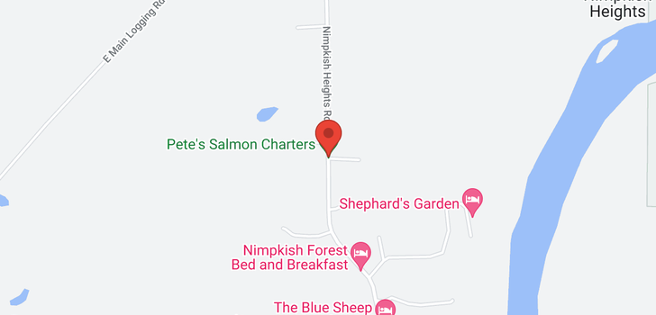 map of B 610 Nimpkish Heights Rd